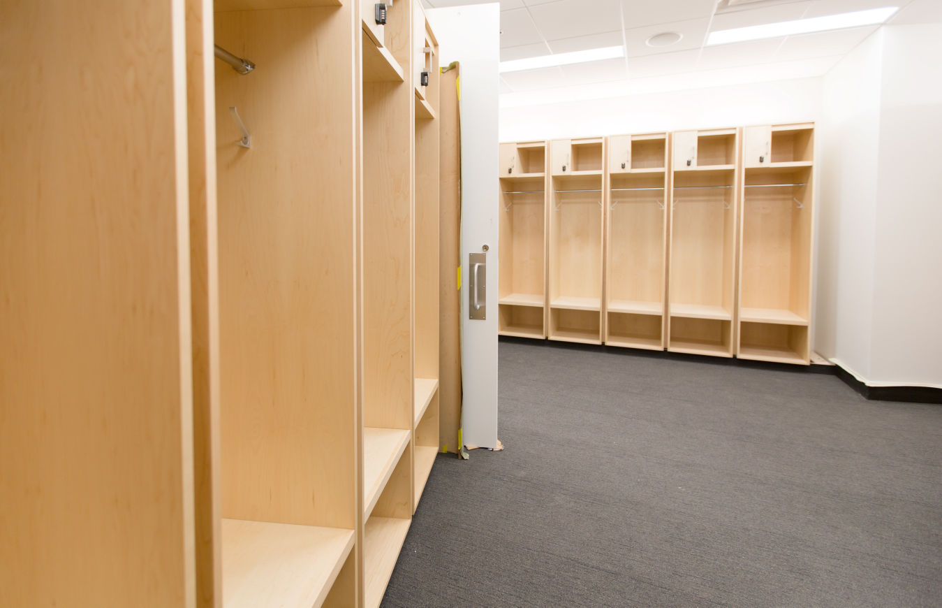 Baxter Arena - Basketball locker room